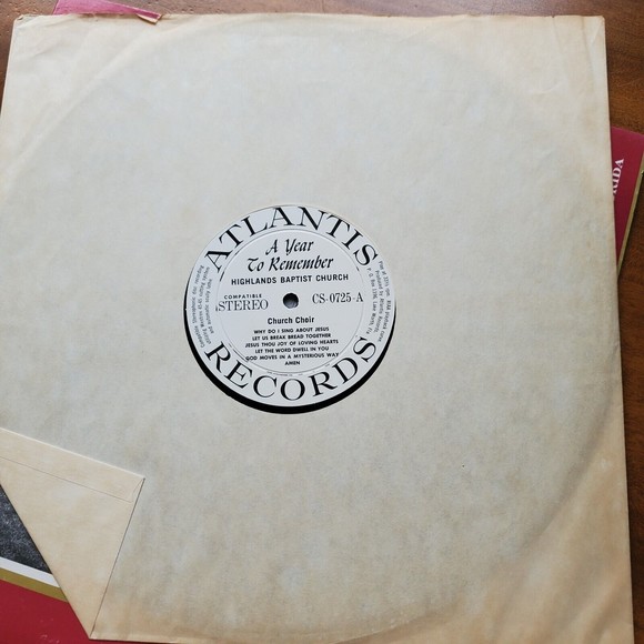 Highlands Baptist Church 1969 LP Record Album Tested Ocala FL A Year To Remember - Picture 5 of 10